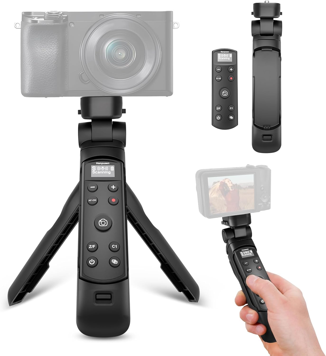 Sony Camera Zv-E10 - Impugnatura Wireless per Riprese con Treppiede