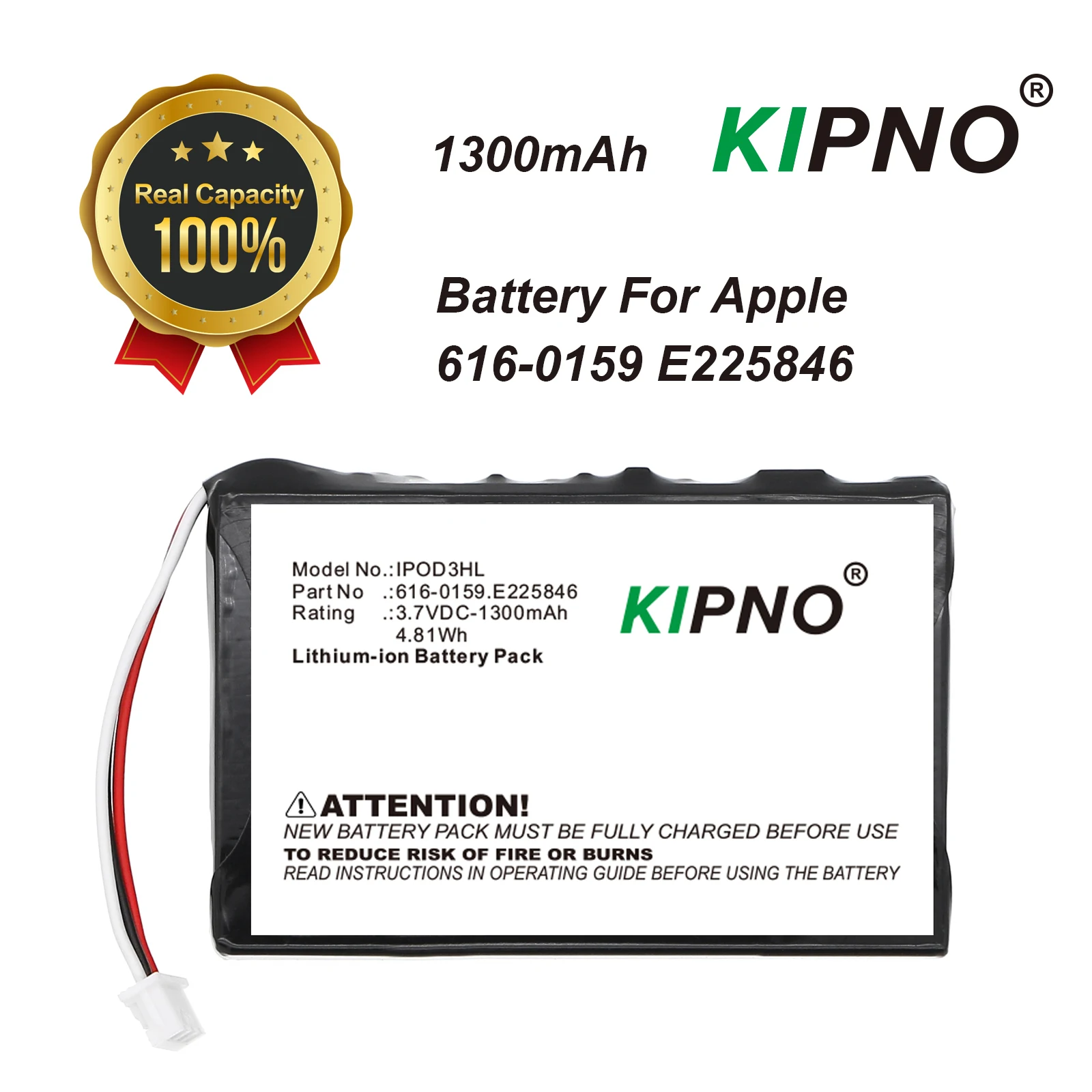 Batteria KIPNO per IPod 3 3G 3 - Phone Battery Replacement recensione e prezzo