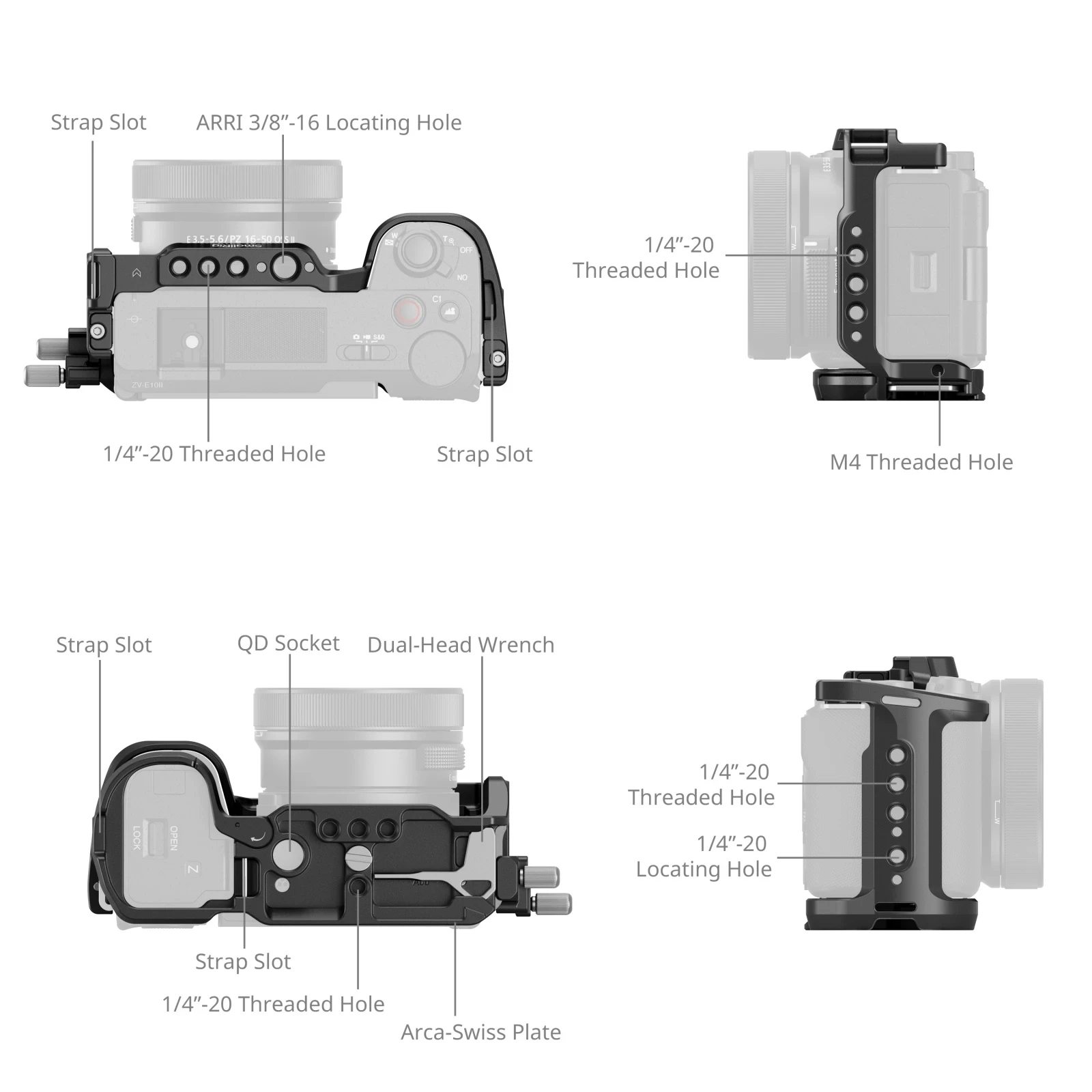 Smallrig HawkLock Kit gabbia a - Sony Camera Zv-E10 recensione e prezzo