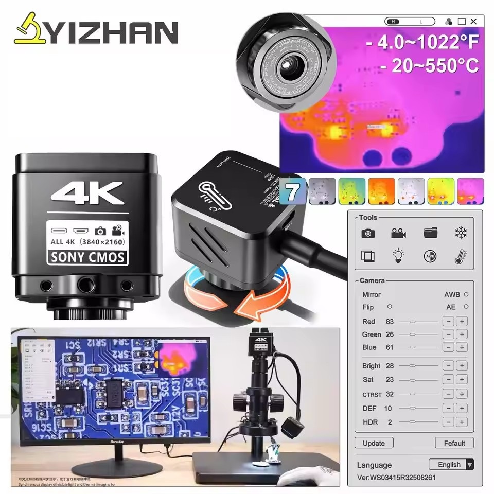 Termocamera YIZHAN 256*192 Pix - Electronics Repair In Usa recensione e prezzo